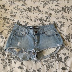 Vintage Zara Jean Shorts